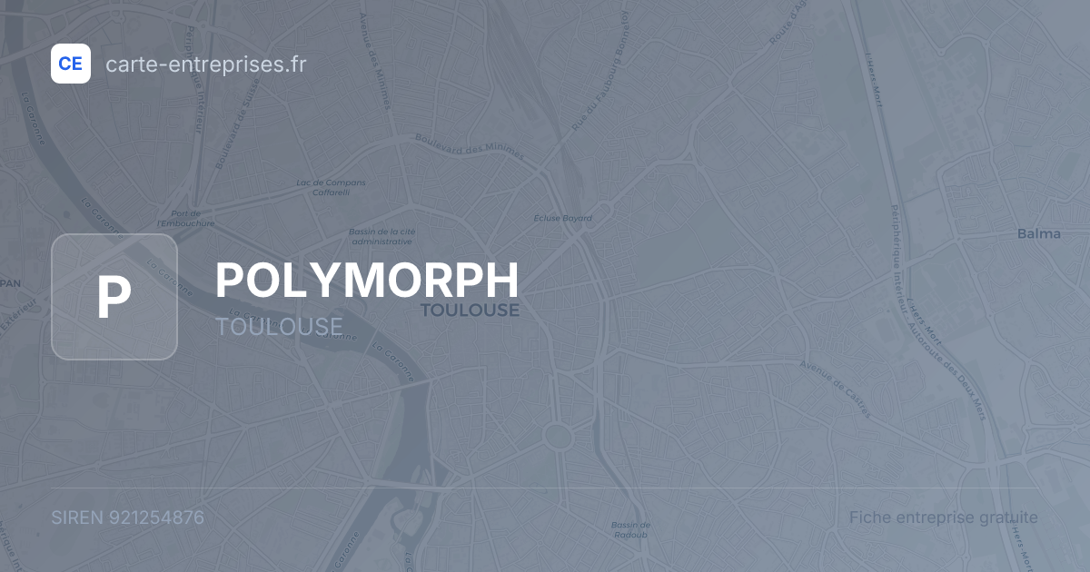 POLYMORPH — 921254876 — fiche entreprise