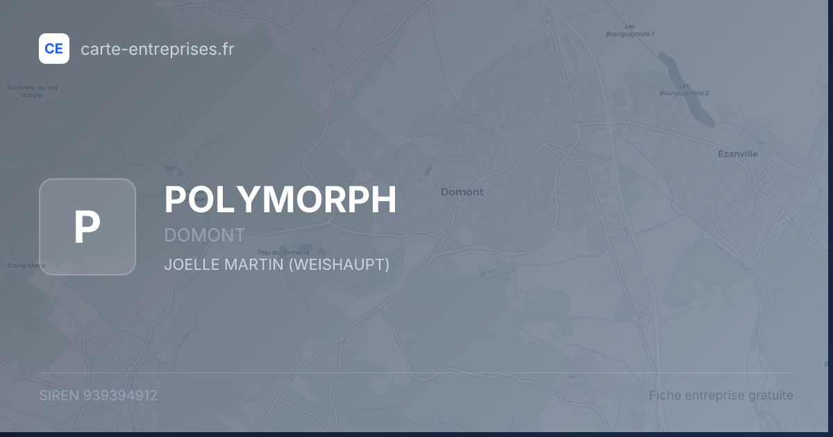 POLYMORPH — 939394912 — fiche entreprise