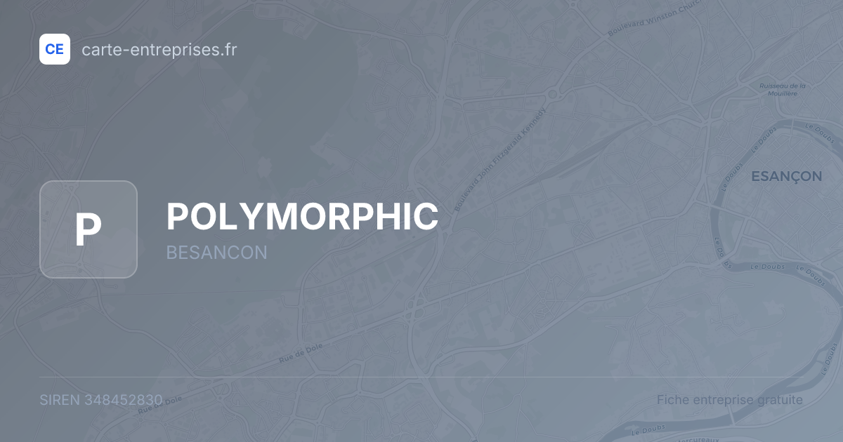 POLYMORPHIC — 348452830 — fiche entreprise