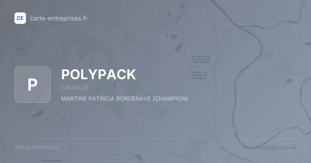 POLYPACK — 448600387 — fiche entreprise
