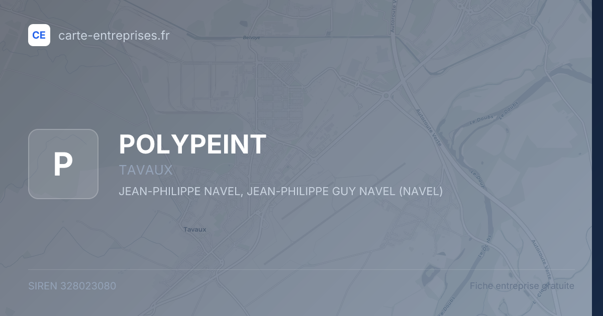 POLYPEINT — 328023080 — fiche entreprise