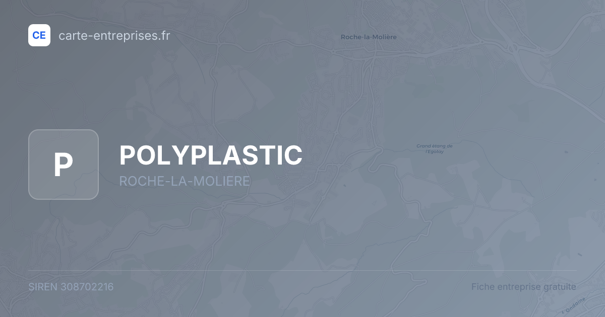 POLYPLASTIC — 308702216 — fiche entreprise