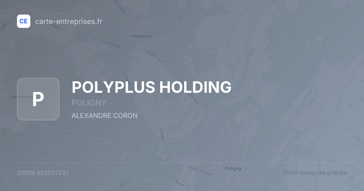 POLYPLUS HOLDING — 482077237 — fiche entreprise
