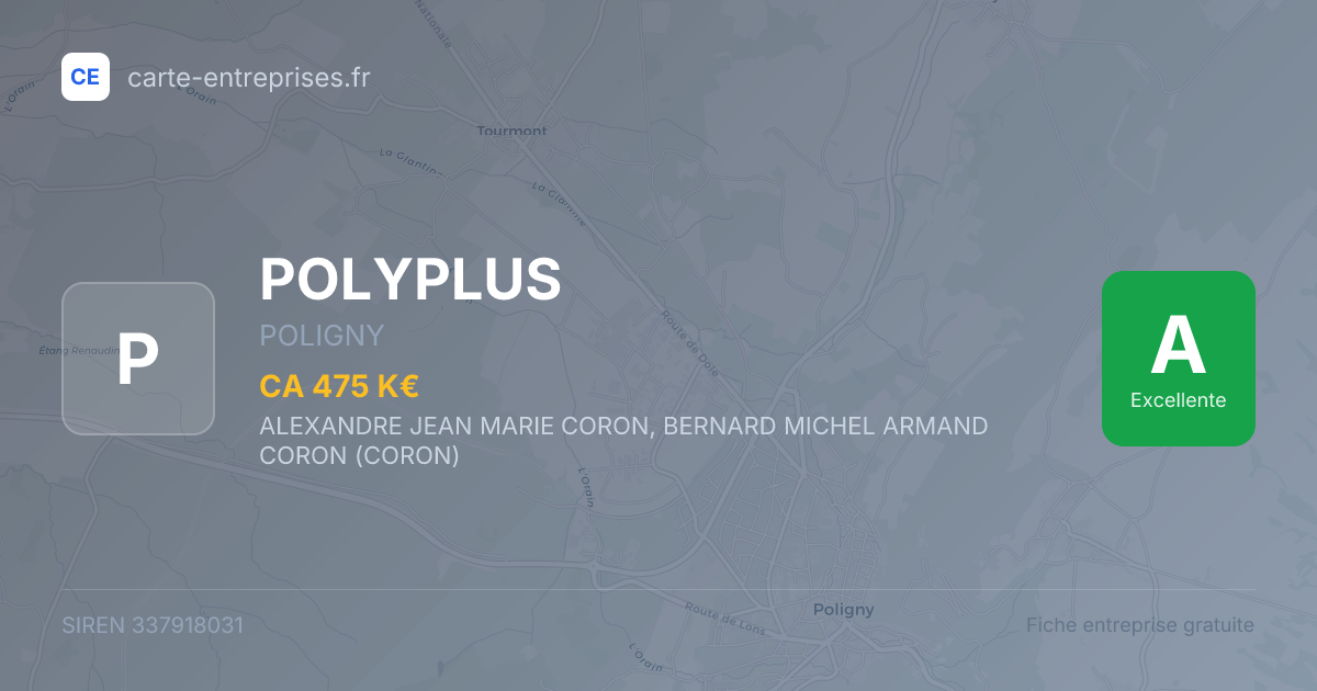 POLYPLUS — 337918031 — fiche entreprise
