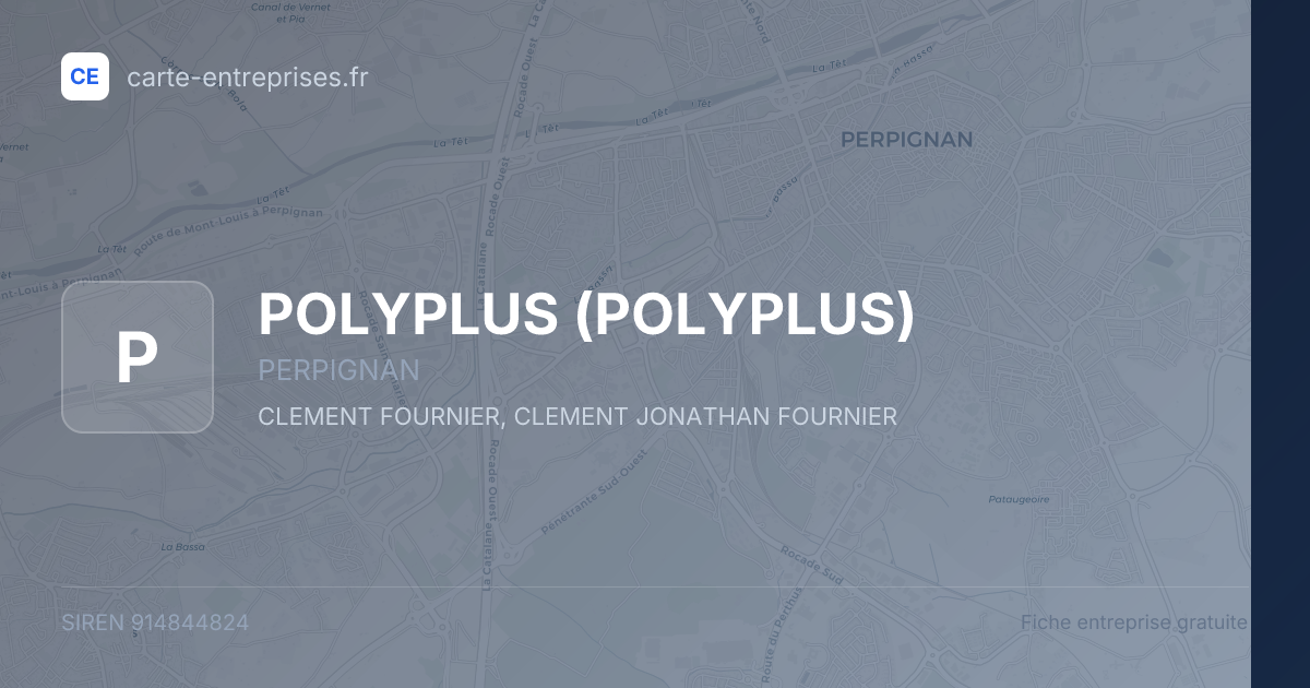 POLYPLUS — 914844824 — fiche entreprise