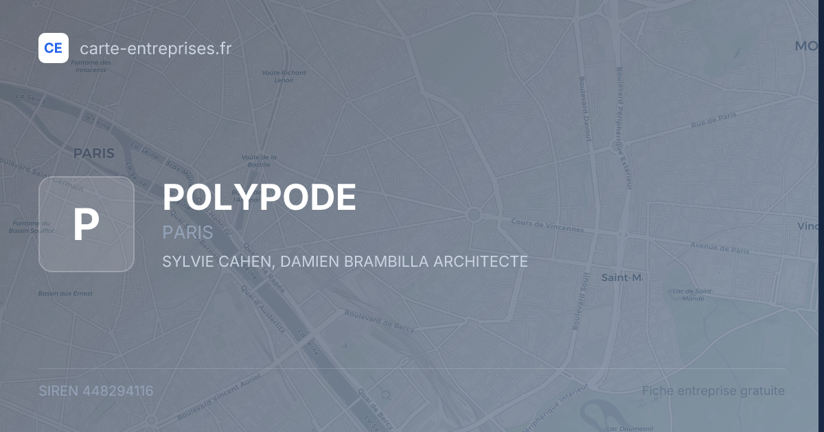 POLYPODE — 448294116 — fiche entreprise