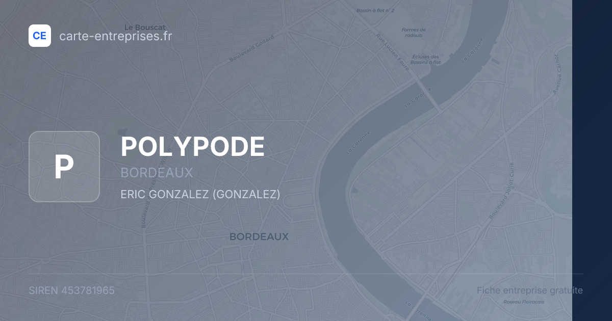 POLYPODE — 453781965 — fiche entreprise
