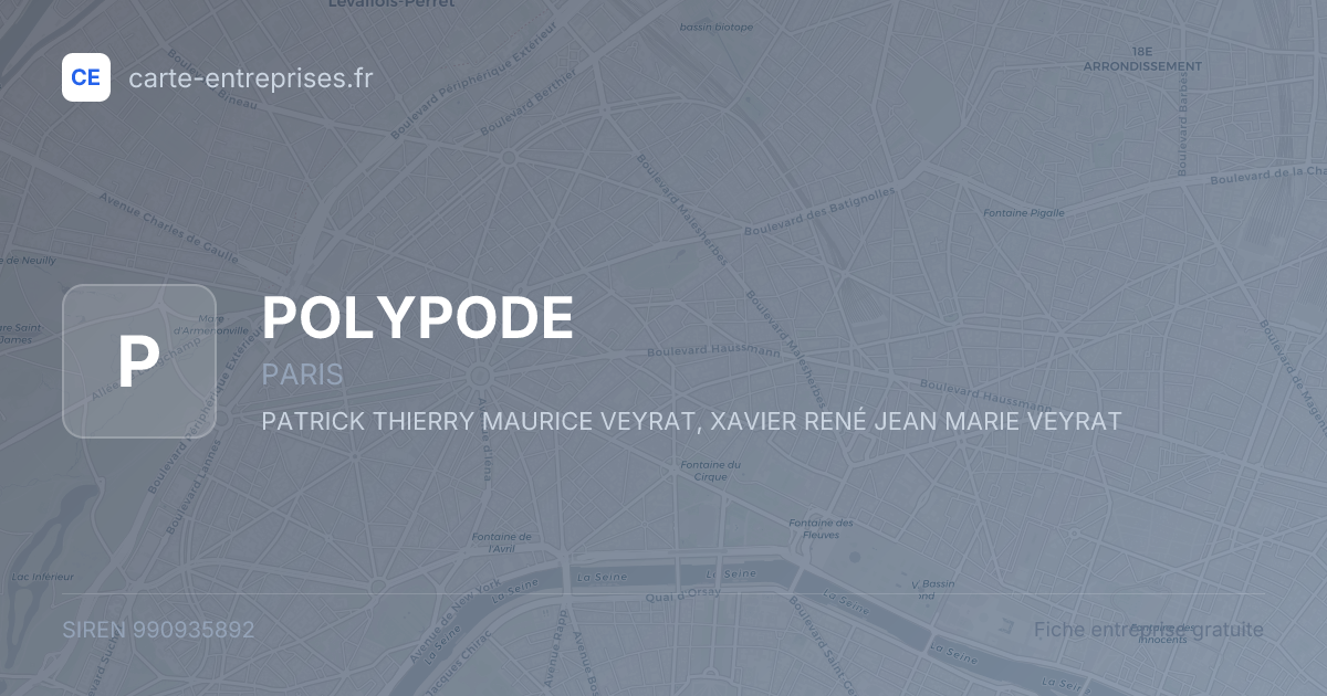 POLYPODE — 990935892 — fiche entreprise