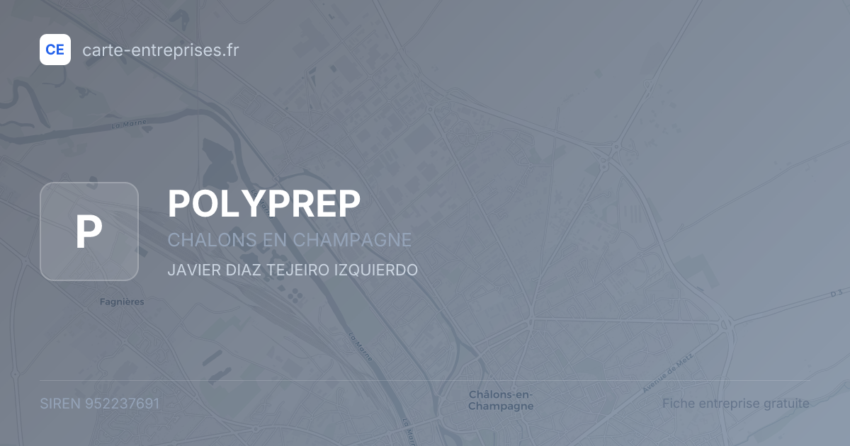 POLYPREP — 952237691 — fiche entreprise