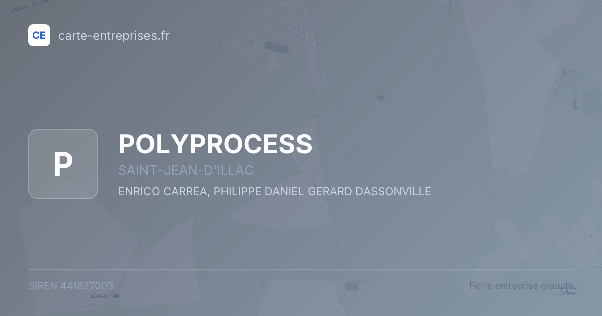 POLYPROCESS — 441827003 — fiche entreprise