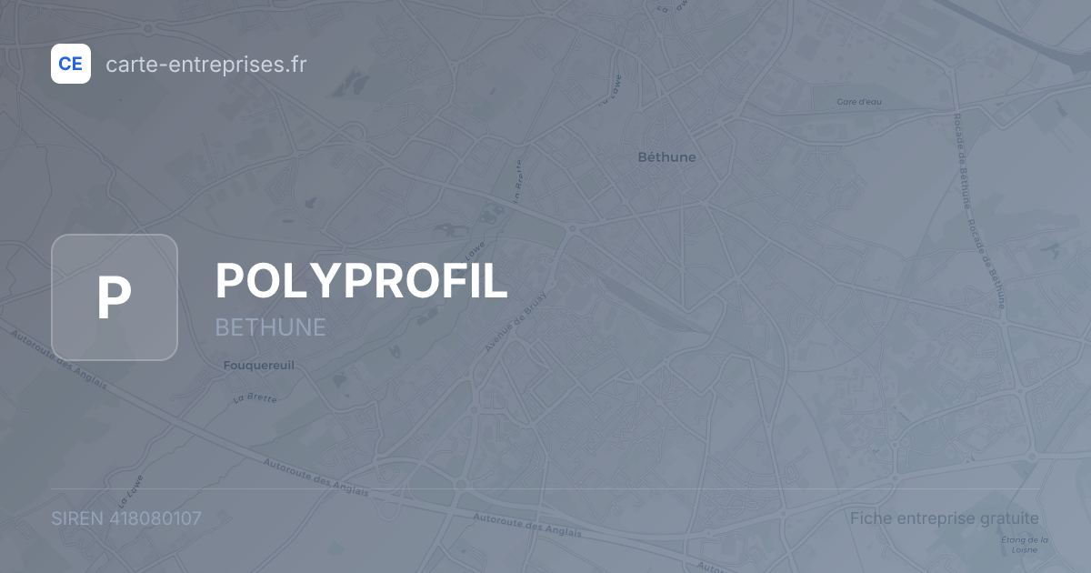 POLYPROFIL — 418080107 — fiche entreprise
