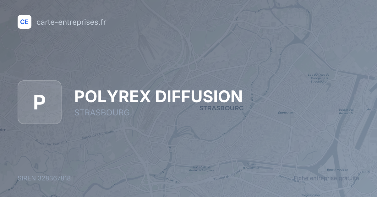 POLYREX DIFFUSION — 328367818 — fiche entreprise