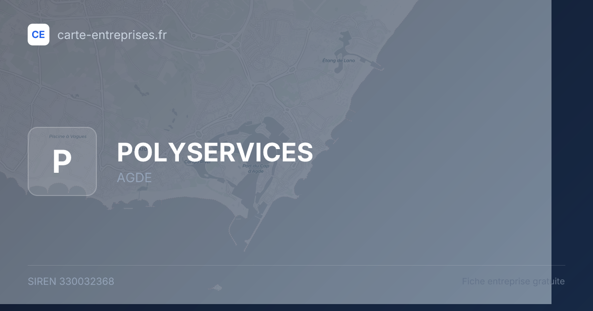 POLYSERVICES — 330032368 — fiche entreprise