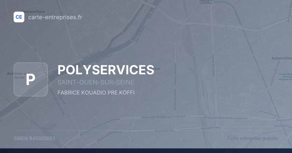 POLYSERVICES — 841000862 — fiche entreprise