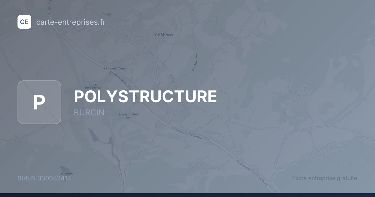 POLYSTRUCTURE — 330032418 — fiche entreprise