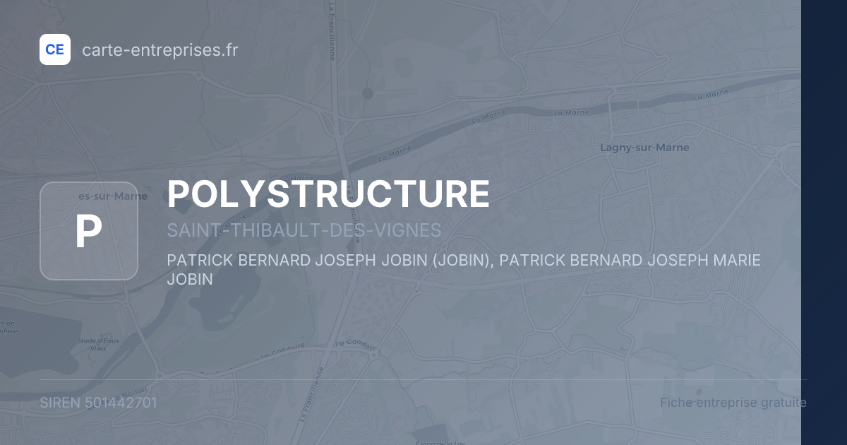 POLYSTRUCTURE — 501442701 — fiche entreprise
