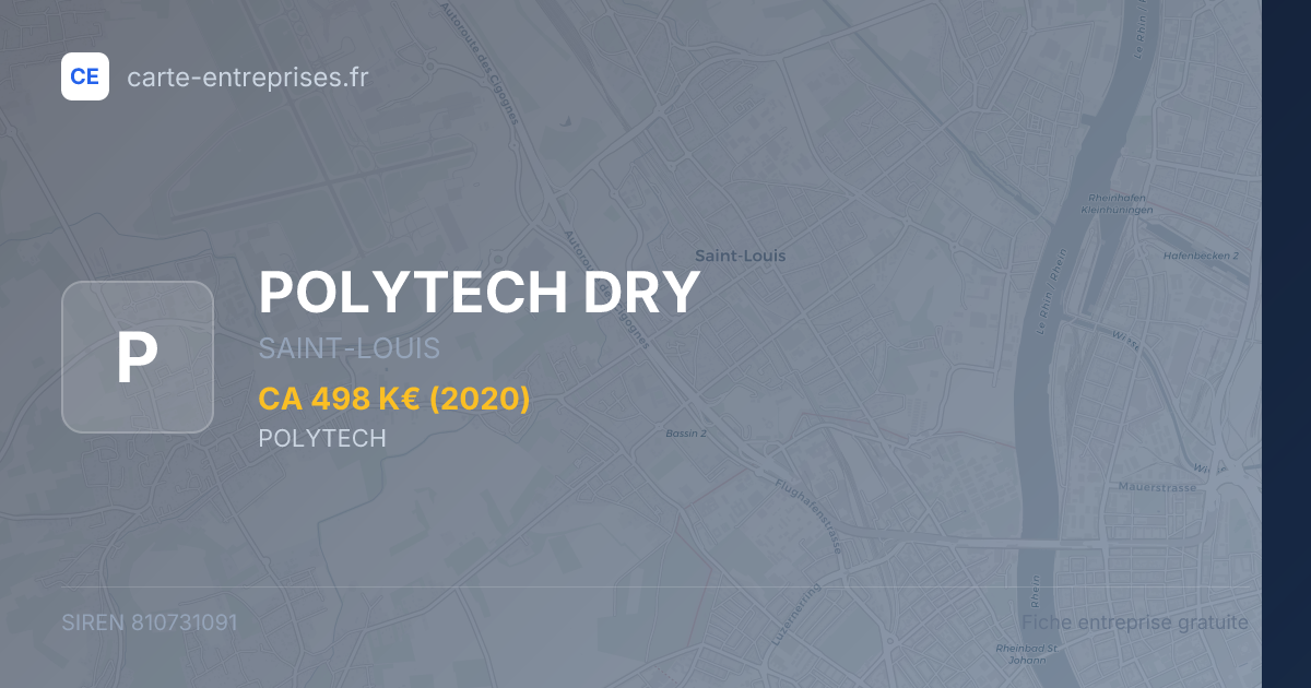 POLYTECH DRY — 810731091 — fiche entreprise