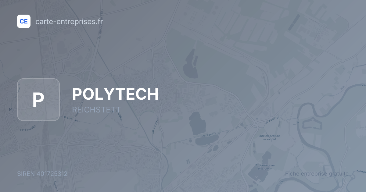 POLYTECH — 401725312 — fiche entreprise