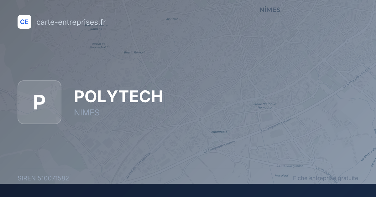 POLYTECH — 510071582 — fiche entreprise