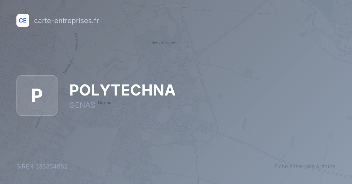 POLYTECHNA — 335354882 — fiche entreprise