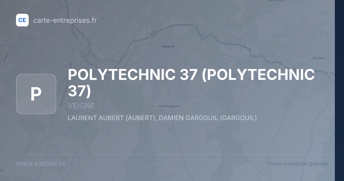 POLYTECHNIC 37 — 838081024 — fiche entreprise
