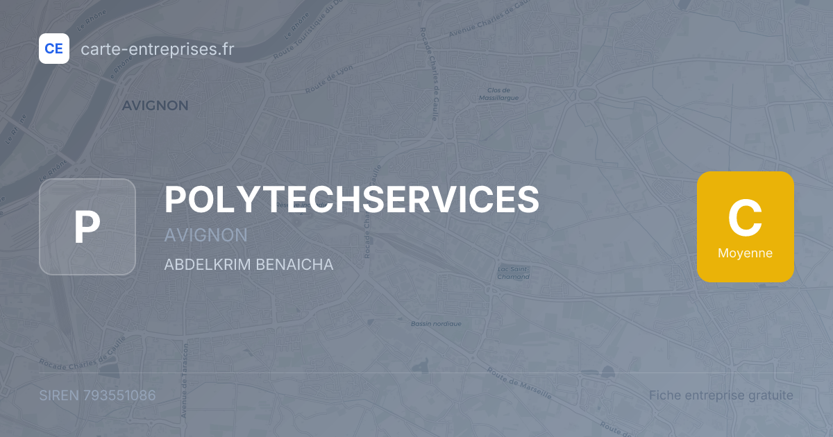 POLYTECHSERVICES — 793551086 — fiche entreprise
