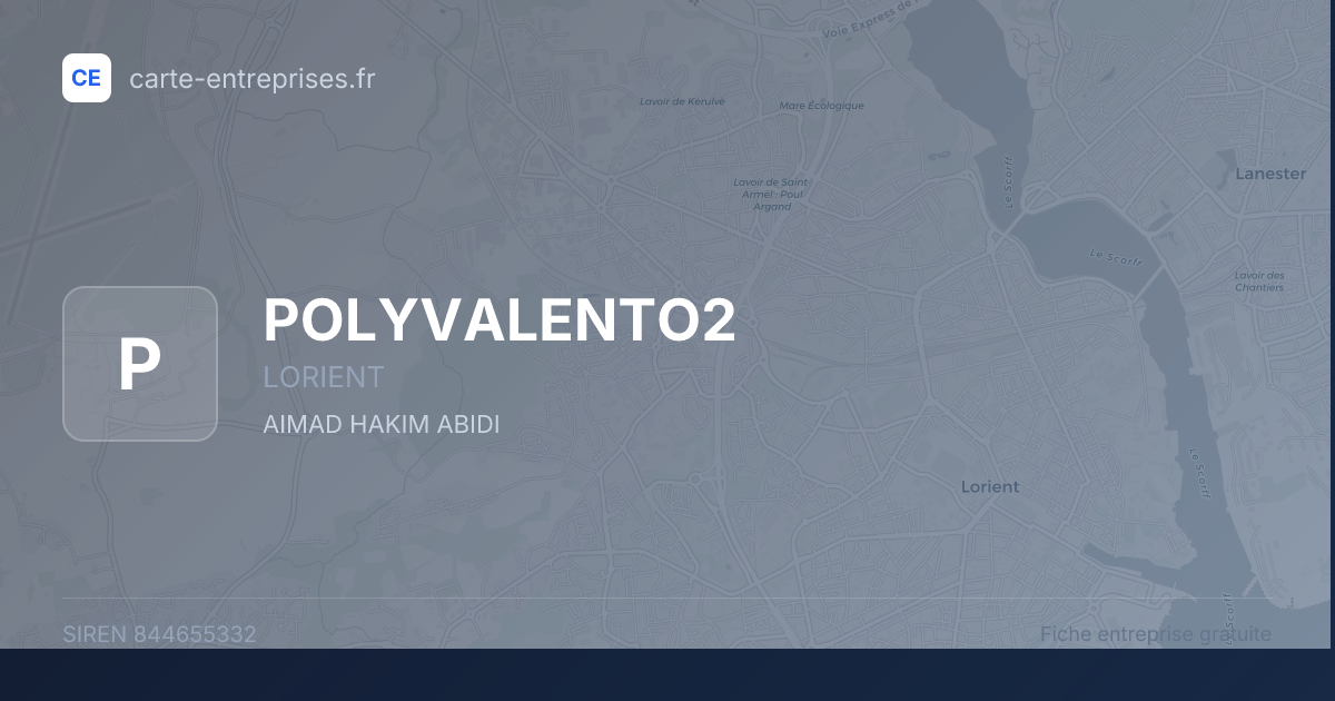 POLYVALENTO2 — 844655332 — fiche entreprise