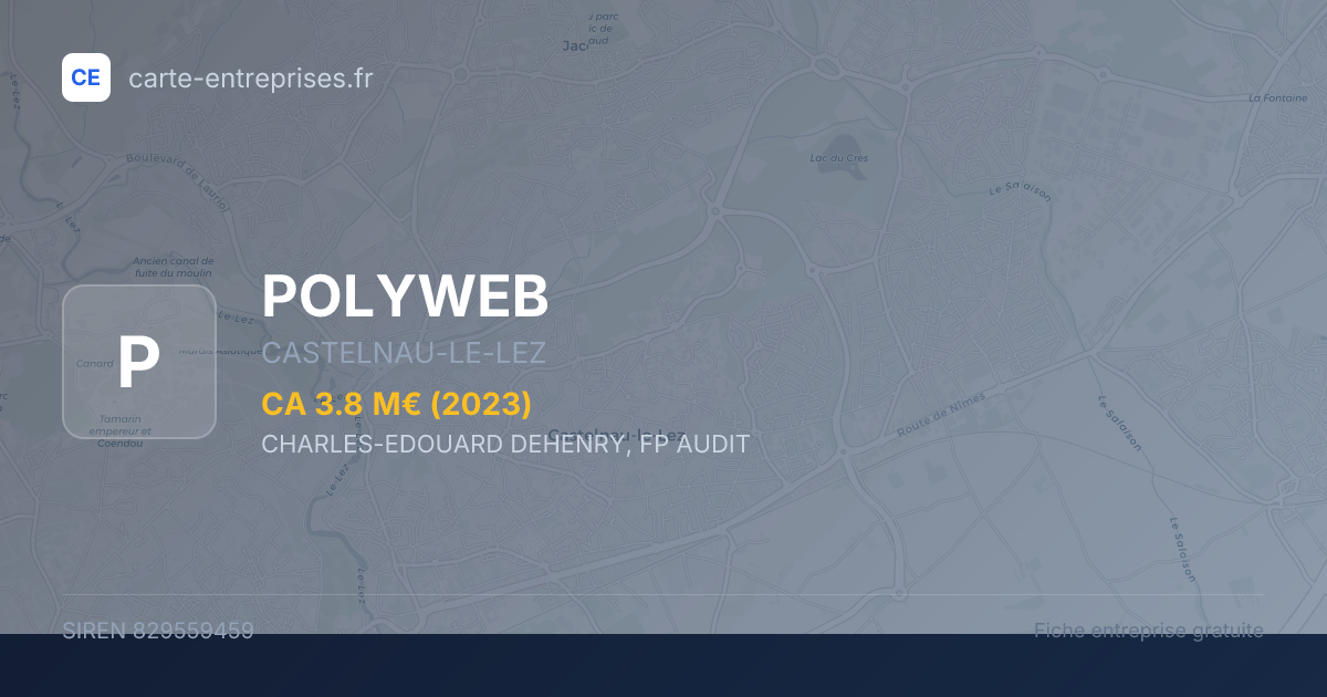 POLYWEB — 829559459 — fiche entreprise