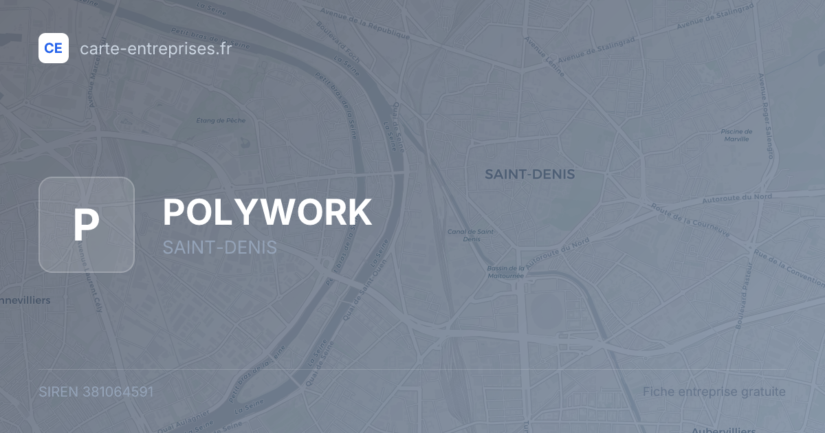POLYWORK — 381064591 — fiche entreprise