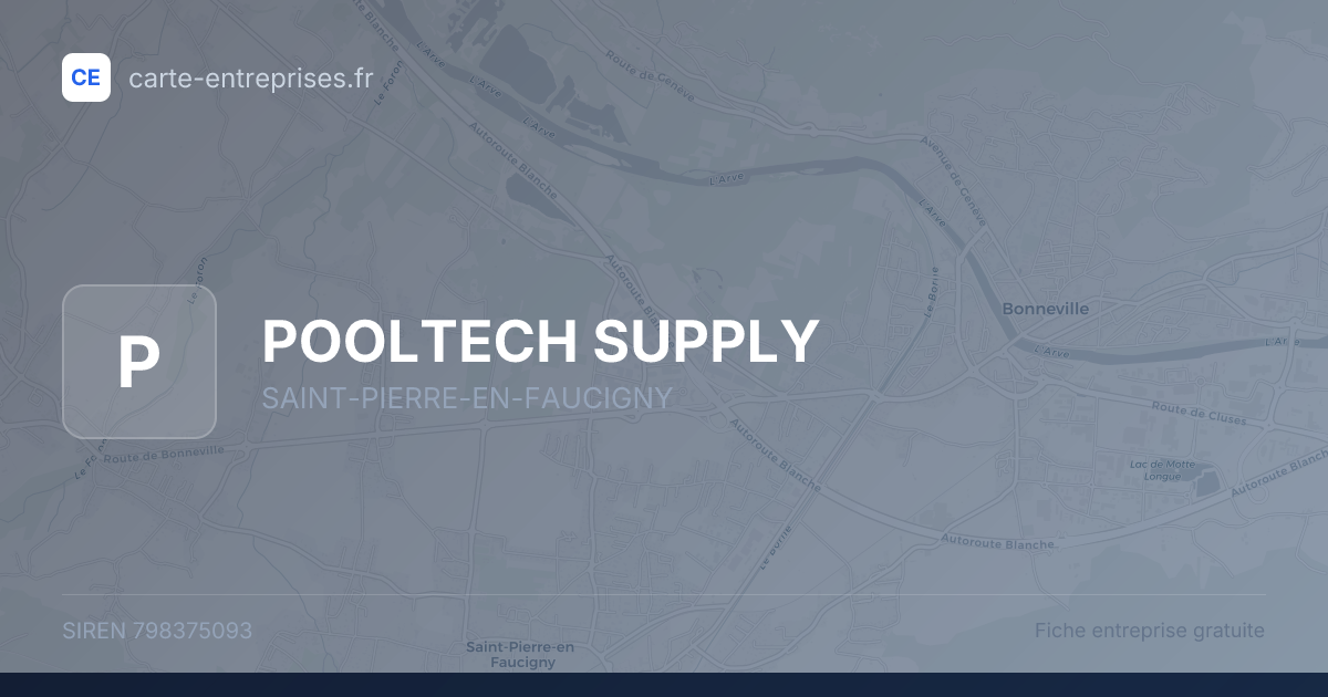 POOLTECH SUPPLY — 798375093 — fiche entreprise
