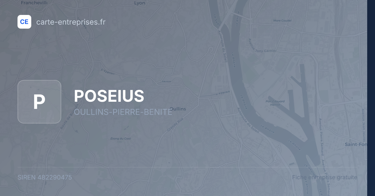 POSEIUS — 482290475 — fiche entreprise