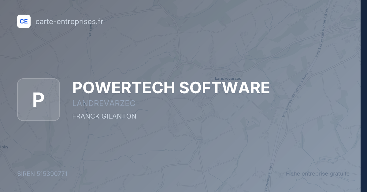 POWERTECH SOFTWARE — 515390771 — fiche entreprise