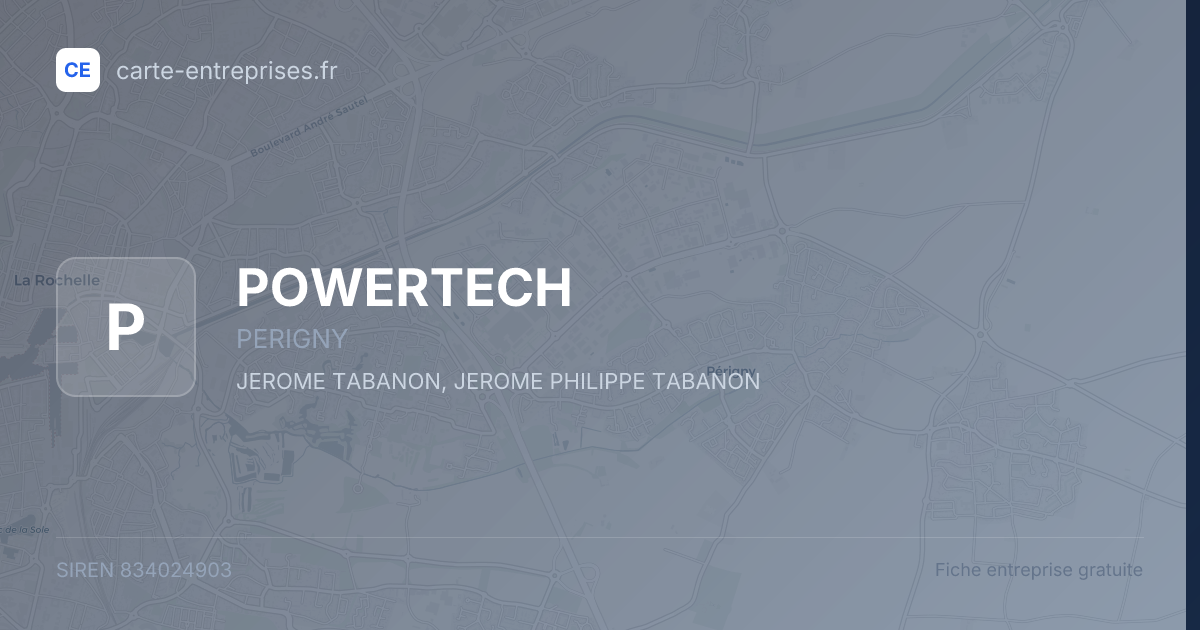 POWERTECH — 834024903 — fiche entreprise