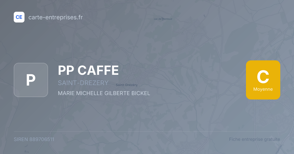 PP CAFFE — 889706511 — fiche entreprise