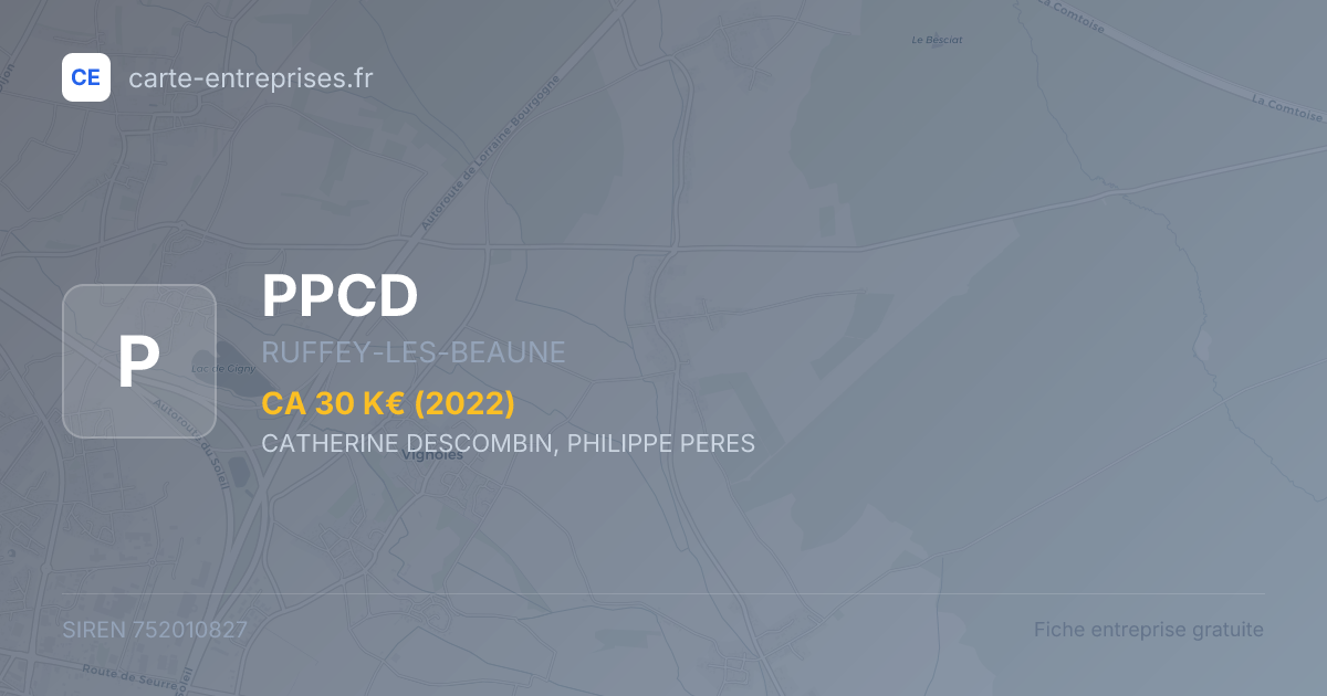 PPCD — 752010827 — fiche entreprise