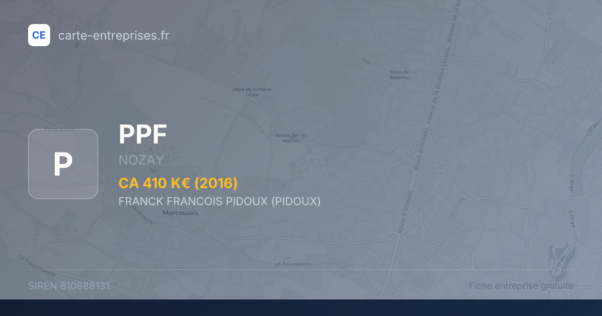 PPF — 810888131 — fiche entreprise