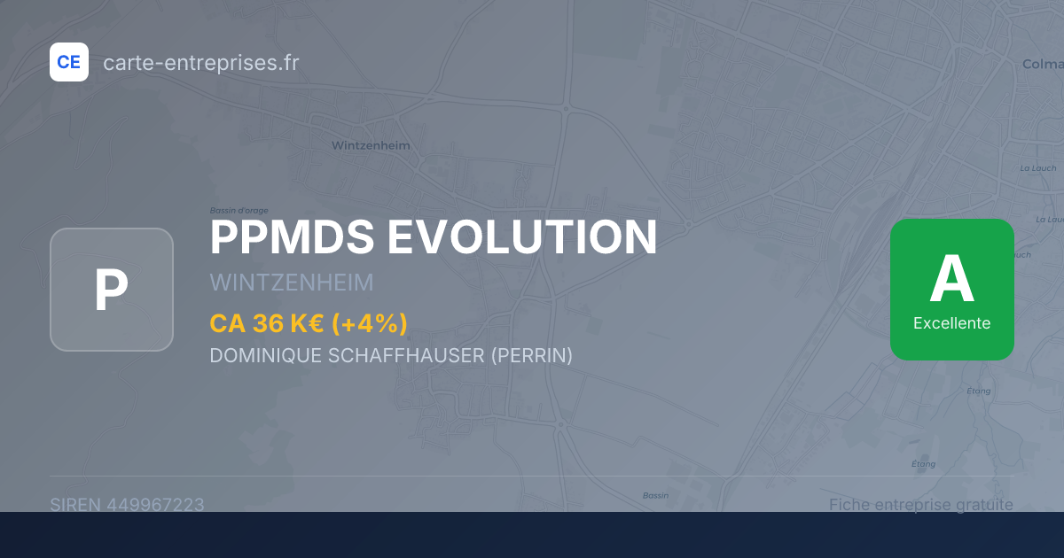 PPMDS EVOLUTION — 449967223 — fiche entreprise
