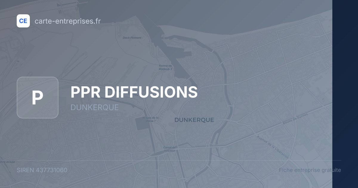 PPR DIFFUSIONS — 437731060 — fiche entreprise