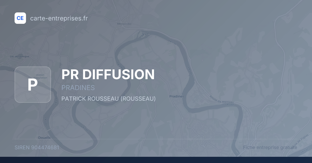 PR DIFFUSION — 904474681 — fiche entreprise