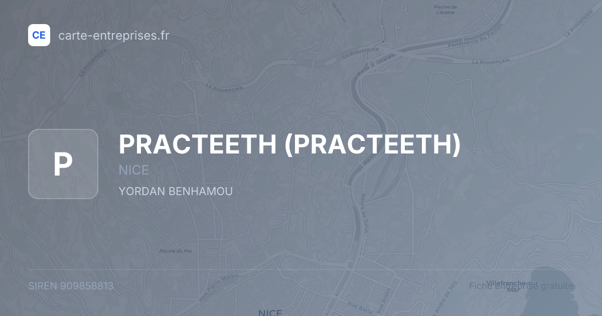 PRACTEETH — 909858813 — fiche entreprise