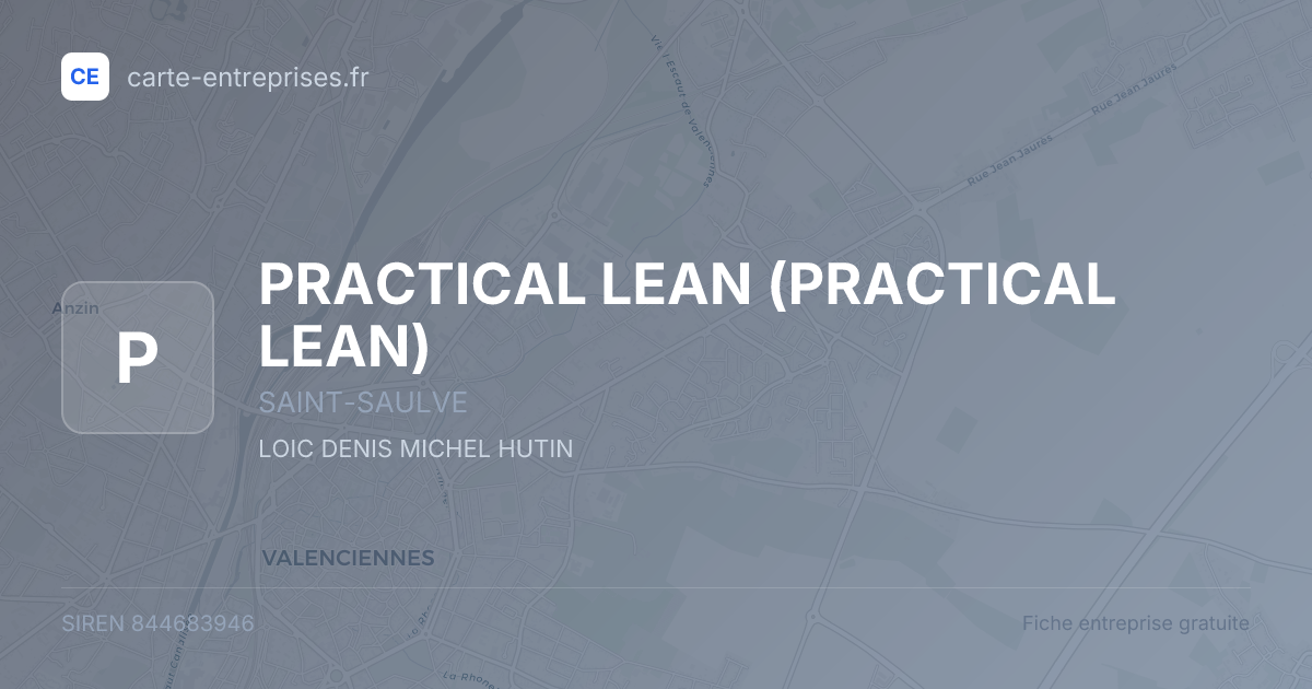 PRACTICAL LEAN — 844683946 — fiche entreprise