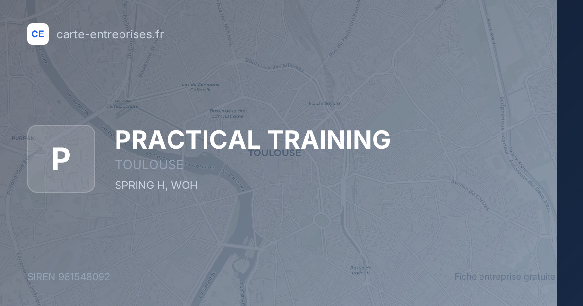 PRACTICAL TRAINING — 981548092 — fiche entreprise