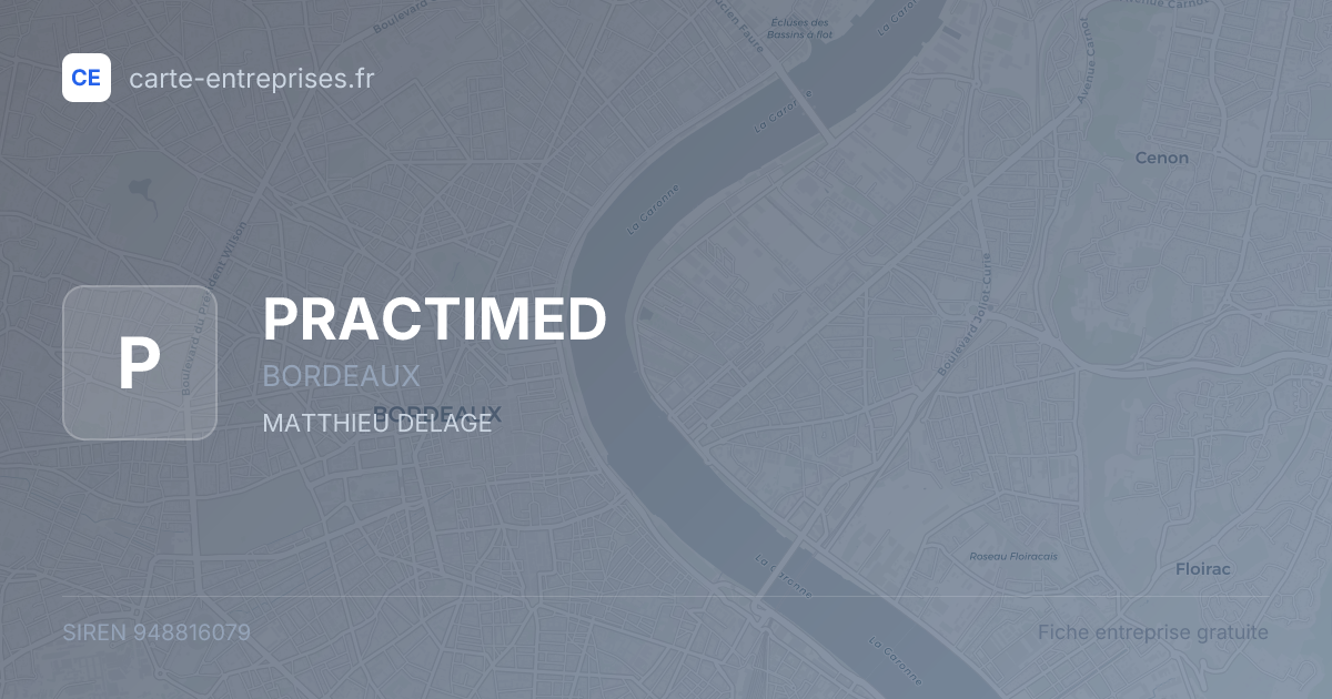 PRACTIMED — 948816079 — fiche entreprise