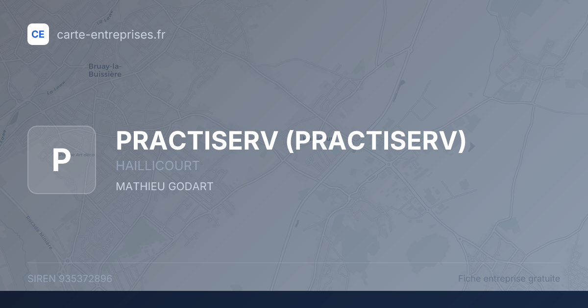 PRACTISERV — 935372896 — fiche entreprise