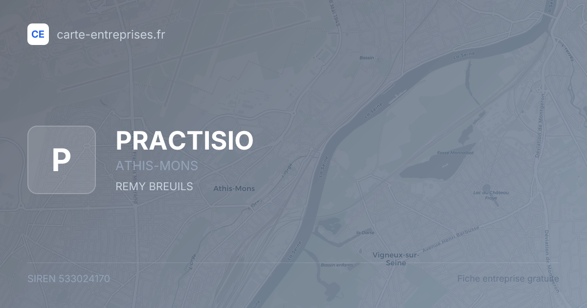 PRACTISIO — 533024170 — fiche entreprise