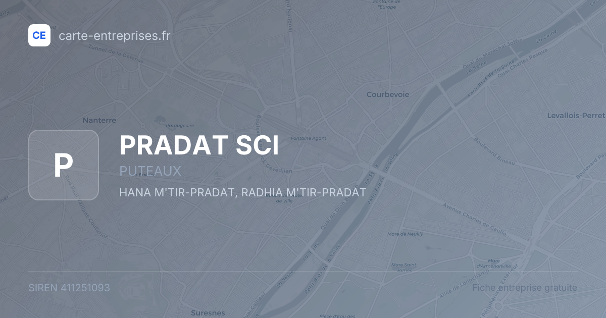 PRADAT SCI — 411251093 — fiche entreprise