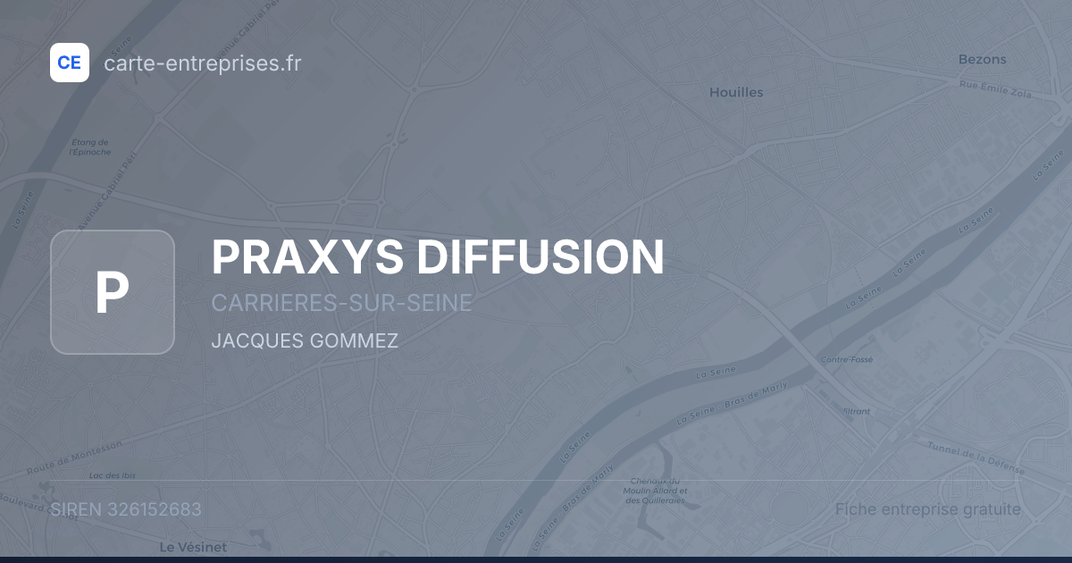 PRAXYS DIFFUSION — 326152683 — fiche entreprise
