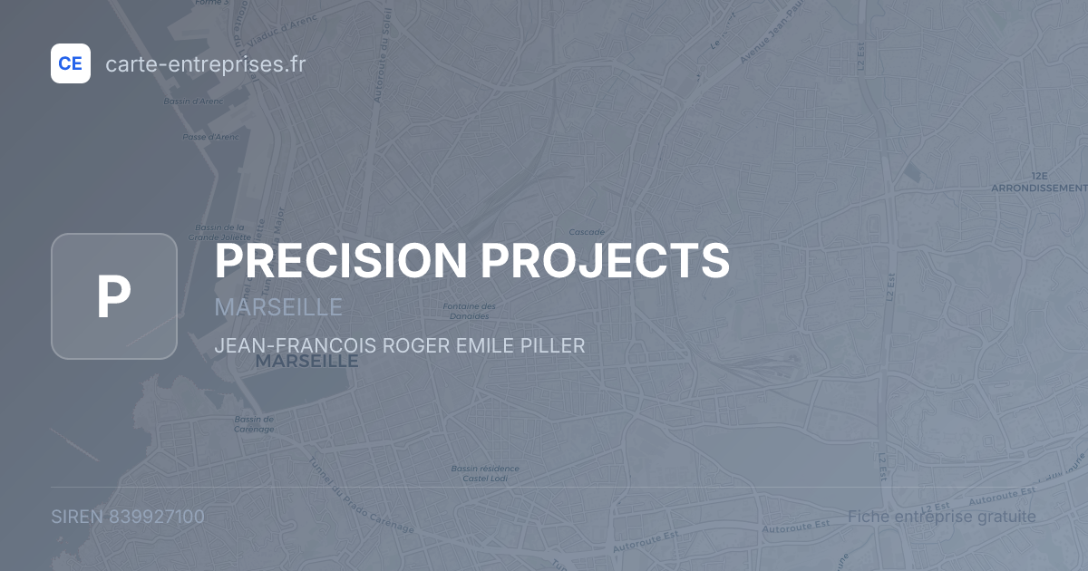 PRECISION PROJECTS — 839927100 — fiche entreprise