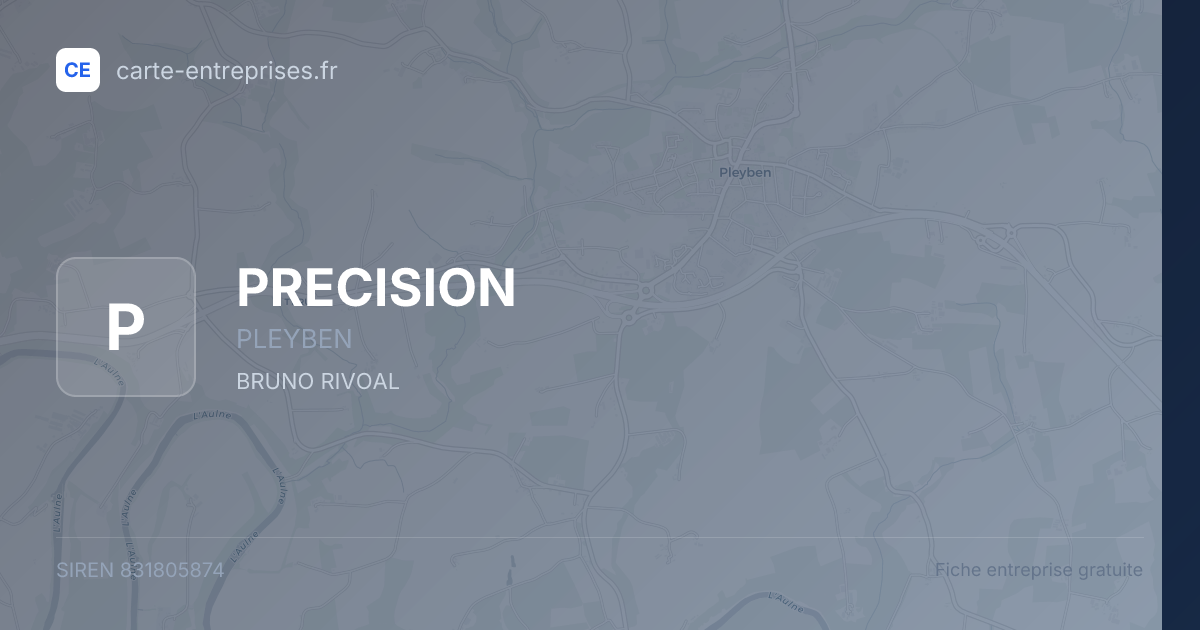 PRECISION — 831805874 — fiche entreprise