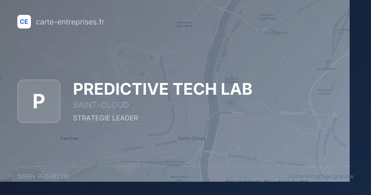 PREDICTIVE TECH LAB — 900462110 — fiche entreprise